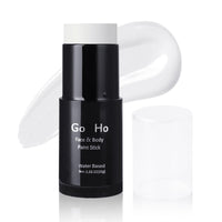 Go Ho Water Based White Face Paint Stick Washable (1.06 Oz),Non-toxic Cream Body Paint,Full-coverage Face Paint Makeup Stick for Adults Children Theater Halloween SFX Cosplay