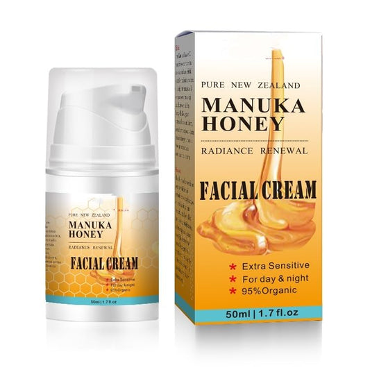 New Irven Honey Cream, Face & Eye Crème for Dark Circles and Puffiness, Face Moisturizer and Body Lotion w/Hydrating Honey, Beeswax for Extremely Dry Skin For Dry and Itchy Skin Rosacea & Eczema Prone Skin50ml