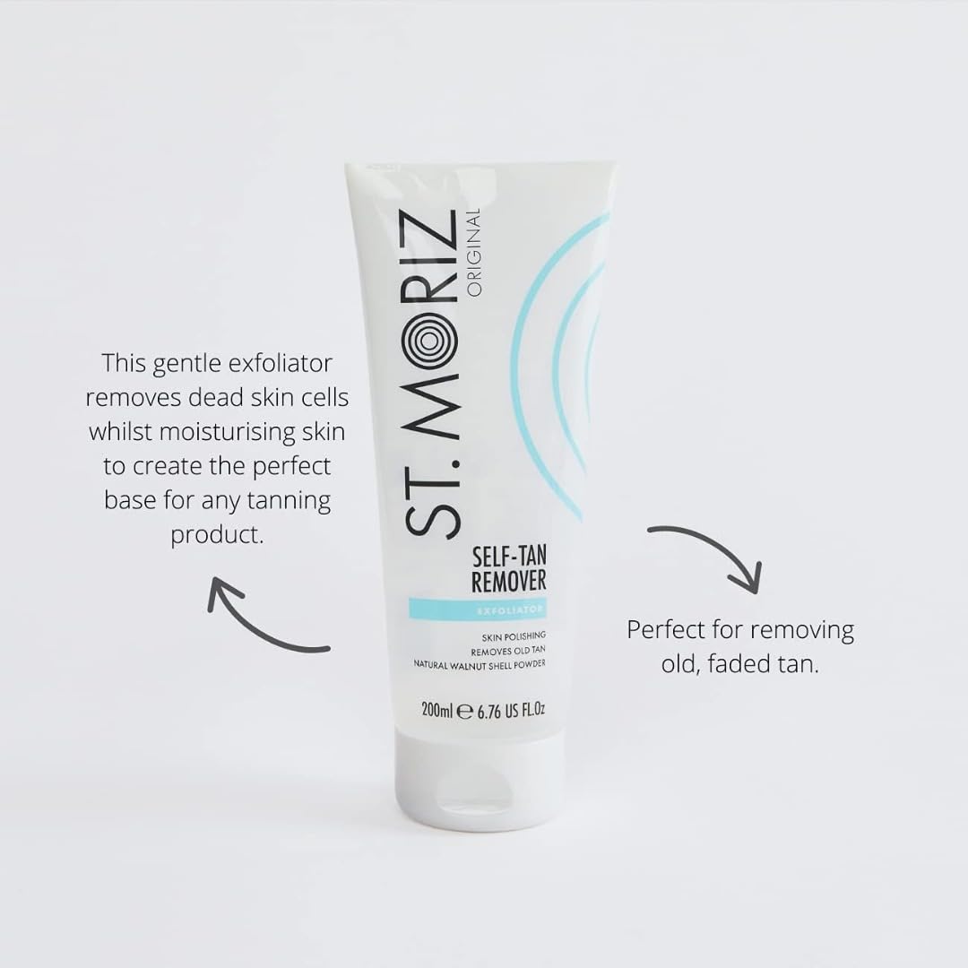 ST. MORIZ St Moriz FAKE AWAY Self Tan REMOVER 200ml In Shower Body Scrub to remove Self Tan