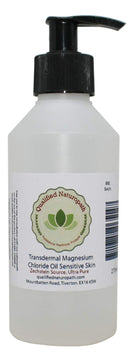 Qualified Naturopath - Professional Practitioner Products Magnesium Chloride Hexahydrate Oil Sensitive Skin 275ml with Pump - from The Zechstein Source