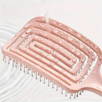 Generic Detangling Hair Brush, Pink Paddle Design, Wet and Dry Hair Styling Comb (Pink)