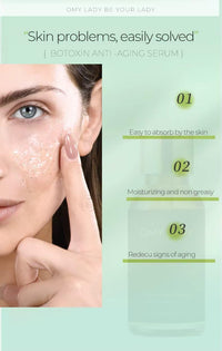 Botoxin Anti-ageing Serum, Face Serum for Wrinkles, Lifting and Intense Hydration