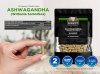 AW Ashwagandha | 60 Ashwagandha High Strength Capsules - 500mg Ashwaganda Extract per Capsule | Aswaganda Supplement | Non-GMO Gluten, Allergen & Filler Free | Manufactured in The UK