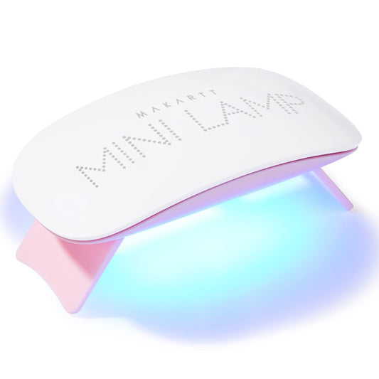 Makartt LED Mini Nail Lamp - Professional Nail Curing Dryer UV Lamps for Light with 60s Timer USB for Glue Gel X Nail Polish Acrylic Powder for Travel Home and Salon