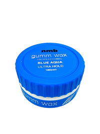 NM BEAUTY NMB Gumm-wax Professional Hair Styling Wax | Edge Control | Hair Gel Wax | Ultra Hold | Men & Women Hair Wax (Blue, Black & Red Aqua, Green Matte) 150ml (150ml, Blue Aqua)