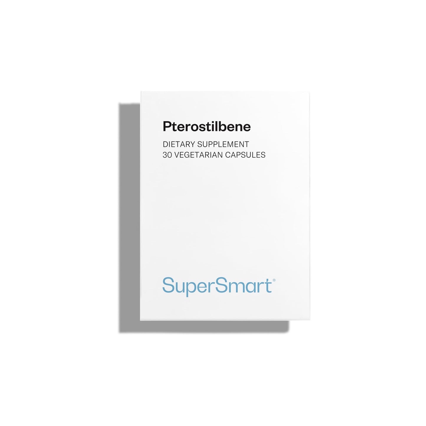 SUPERSMART Supersmart - Pterostilbene 100 mg Per Day - More Powerful Than Resveratrol Supplement - Anti Aging & Antioxidant - Metabolic Booster | Non-GMO & Gluten Free - 30 Vegetarian Capsules