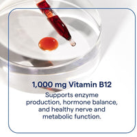 Generic Minerals Liquid Ionic Vitamin B12, 1000mcg, Non-GMO, Gluten-Free, Unflavored 59ml