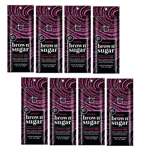 Tan Incorporated Original Dark Brown Sugar Tingle Advanced 45 Bronzer Tanning Lotion 22ml