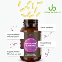 ub Ultimate Blend Multivitamin & Minerals | Once Daily Nutritional Support with 26 Bioactive Ingredients | Everyday Wellness Supplement | Vegan, Gluten Free | Boosts Energy & Immunity – 60 Vegan Caps…