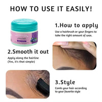 Sulayla Beauty Blueberry Edge Control Extra Hold, 150 grams, for Sleek Smooth Styles, with Jojoba Oil, Ginger Extract, Castor Oil, Biotin, Coconut Oil & Honey Extract