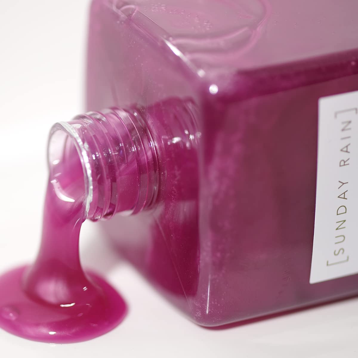 Sunday Rain Reviving and Hydrating Luxury Rose Oil Bubble Bath for Body, Vitamin A and Antioxidant Infused for Renewing and Evening Skin Tone, Fresh Rose Petals Scent, 450ml