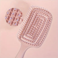 Generic Detangling Hair Brush, Pink Paddle Design, Wet and Dry Hair Styling Comb (Pink)