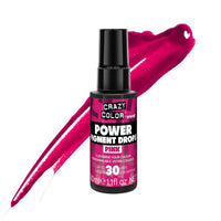 Crazy Color Hot Pink Hair Dye, Power Pigments, 30ml