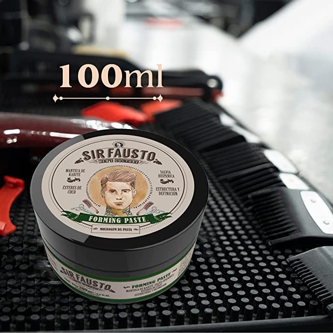 FÓRMULA MAGISTRAL SIR FAUSTO MEN'S CULTURE SINCE 1888 Sir Fausto Forming Paste Enriched with natural extracts: Shae Butter & Hispanic Sage 100 ml