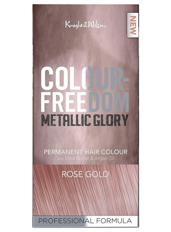 Knight & Wilson Colour Freedom Metallic Glory Rose Gold, Packaging May vary