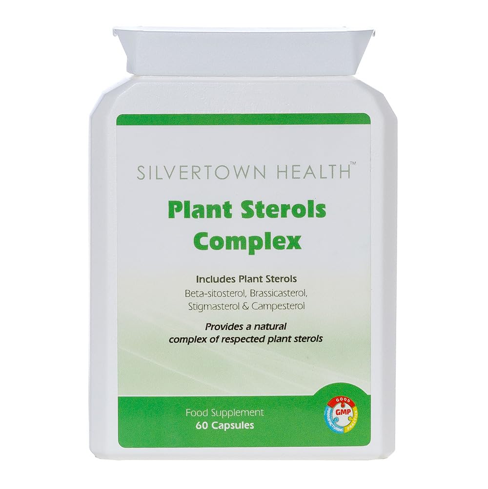 Silvertown Health Plant Sterols Complex – 60 Capsules – Includes 4 Key Plant Sterols