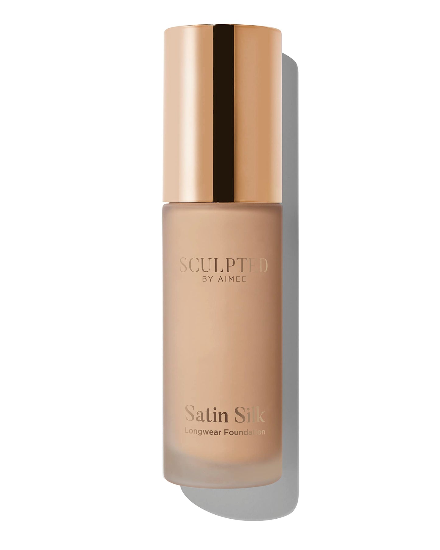 SCULPTED by Aimee Connolly Satin Silk Longwear Foundation from Sculpted by Aimee (Light 3.0) - Lightweight, Hydrating & Buildable High Coverage, Sweat-Resistant Foundation