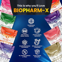 Biopharm-X High Strength Plant Sterols 2400mg per Serving (120 Vegan Tablets) Beta-Sitosterol Formula to Lower Cholesterol - Heart & Cardiovascular Support – Suitable for Vegans