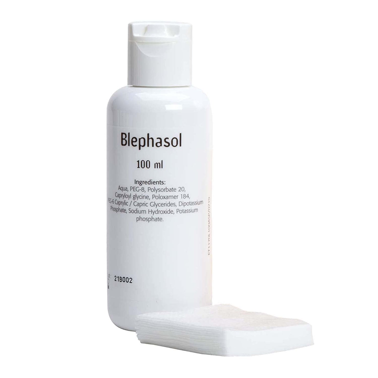 2 x Blephasol Duo 100 ml Micellar Eyelid Cleansing Lotion with 100 Lint-Free Pads | Effective and Gentle Cleansing for Make-Up Removal, Inflamed and Sensitive Eyelids | Soap & Alcohol-Free
