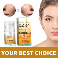 New Irven Honey Cream, Face & Eye Crème for Dark Circles and Puffiness, Face Moisturizer and Body Lotion w/Hydrating Honey, Beeswax for Extremely Dry Skin For Dry and Itchy Skin Rosacea & Eczema Prone Skin50ml