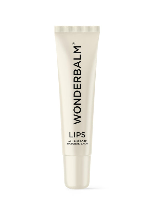 WONDERBALM All Purpose Lip Balm Nourishing Conditioning Natural Lip Care Hydrating Relives Dry Chapped Lips Fast-Absorbing Non-Greasy Olive Oil Shea Butter Vegan Ingredients 10ml