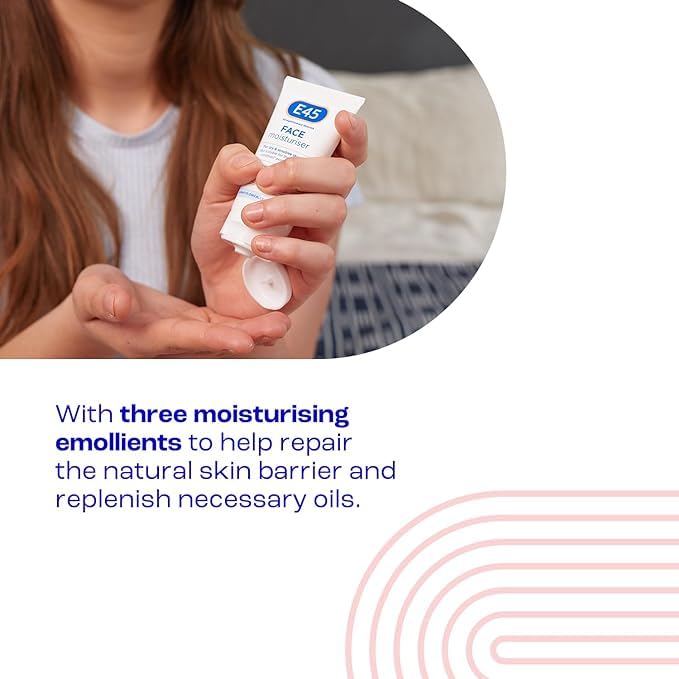 E45 Daily Face Moisturizing Cream - Hydrating Formula, 50ml