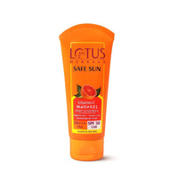 Lotus Herbals Safe Sun Vitamin C Matte Gel Daily Sunscreen | SPF 50 | PA+++ | Paraben Free | Dermatologically Tested | Anti Pollution | Normal/Oily Skin | 100g