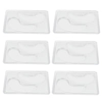 Pongnas 12Pcs DIY Under Eye Patches Molds, Safe Healthy Natural Reusable Transparent Eye Mask Patch Tray Plate