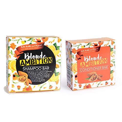 Bath Bubble and Beyond Shampoo and Conditioner Bar Set (Blonde Ambition)
