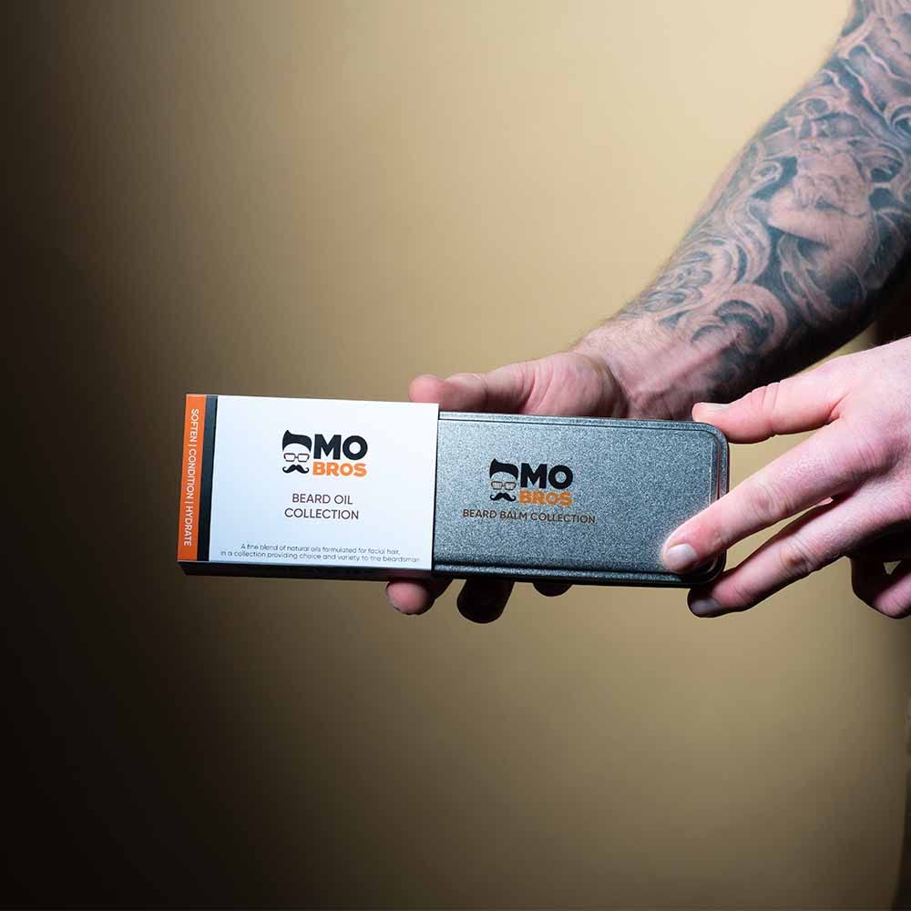 MO BRO'S Beard Balm Collection | Perfect Gifts for Men | Ideal Present for Him, Dad, Boyfriend | 6 Luxury Scented Balms in a Set