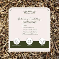 Starwest Botanicals Organic Dried St. John's Wort - Loose Leaf Herb for Tea, Made from St. John's Wort Flower, Supports Relaxation, Cut & Sifted, Certified Kosher, Non-GMO - 1 lb Bag