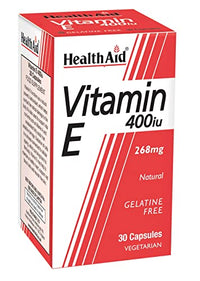 HealthAid Vitamin E 400iu, 30 Capsules