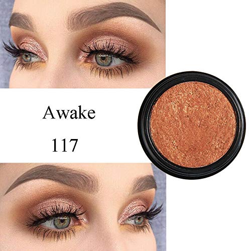 Phoera PHOERA Super Vibrant Ultra-Metallic Eyeshadow Long Lasting Waterproof Shimmer High Pigment Glitter Eye Shadow Palette Cosmetic Makeup AQUAPURITY - (117 AWAKE)