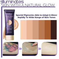 QUIWEN Body Concealer Tattoo Cover Up Makeup, Leg And Body Makeup Concealer Full Coverage To Cover Veins, Long Lasting Sweatproof Natural Gloss Foundation