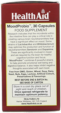 HealthAid MoodProbio Vegan Capsules, Pack of 30 Capsules