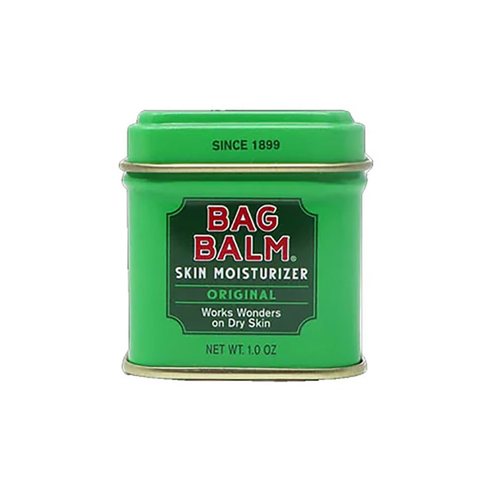 Bag Balm Original Skin Moisturiser with Lanolin |All-Purpose Hydrating Balm for Dry, Chafed Skin | Soothes Cracked Hands, Split Heels & Cuticles | Paraben-Free (28g)