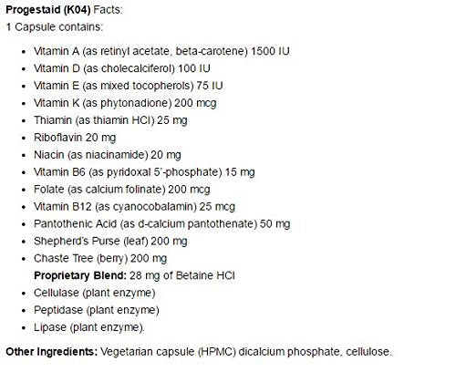 Apex Energetics K-4 Progestaid (90 Caps)