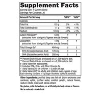 Nordic Naturals Children’s Eye Health Gummies, Strawberry Lemonade - 30 Gummies for Kids - 484 mg Total Omega-3s DHA, Lutein & Zeaxanthin - Brain Health, Antioxidant Support, Non-GMO - 30 Servings