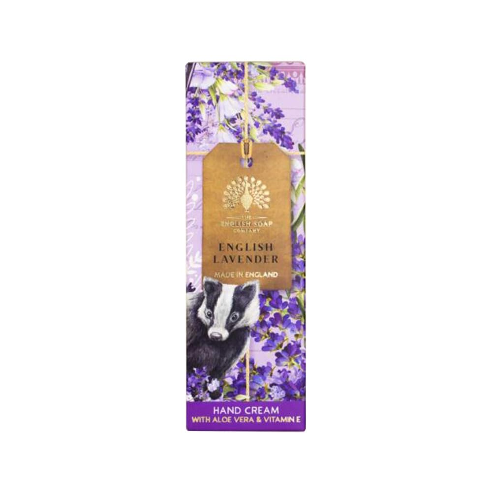 The English Soap Company Anniversary Hand Cream, Lavender Hand Cream, Moisturising Hand Cream for Men and Women, English Lavender Scent 75ml