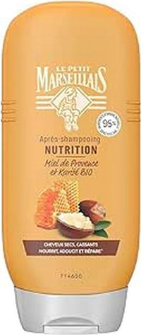 Le Petit Marseillais Conditioner for dry hair, damaged and brittle hair, honey from the Provence Organic & Shea Organic