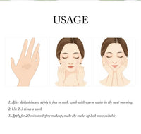 Matcha Tea Sleeping Face Mask Cream, 15 Pack x 3g, Moisturising and Repairing Night Treatment, Green Tea