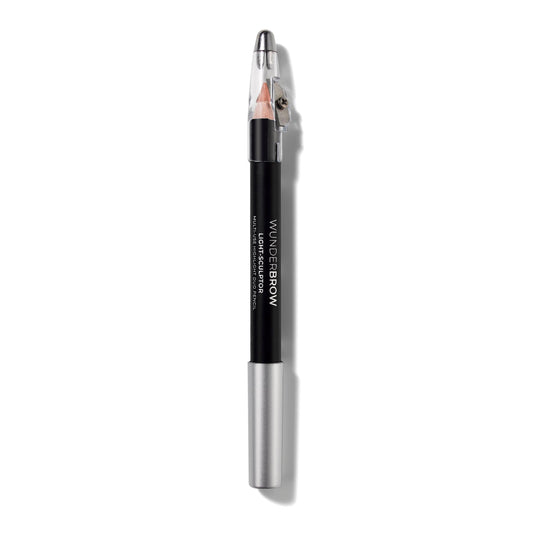 WUNDERBROW Light-Sculptor Highlight Duo Pencil, Dual Ended Matte & Shimmer (Medium/Deep)