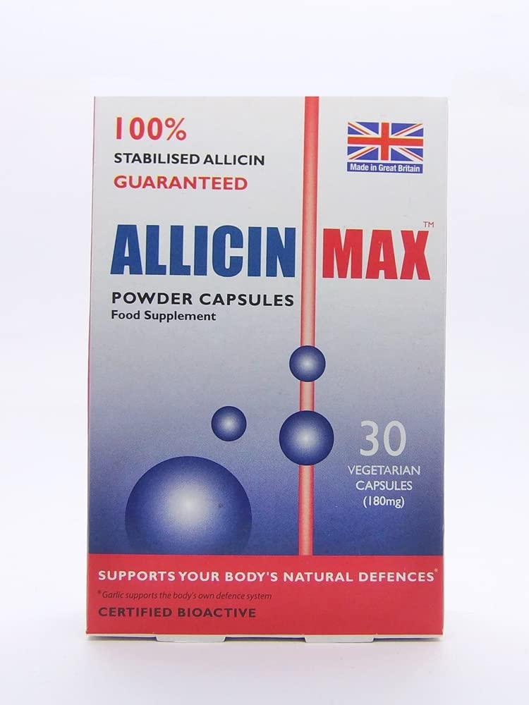 Allicin | Allicin Max 180mg Veg Capsules | 2 x 30s
