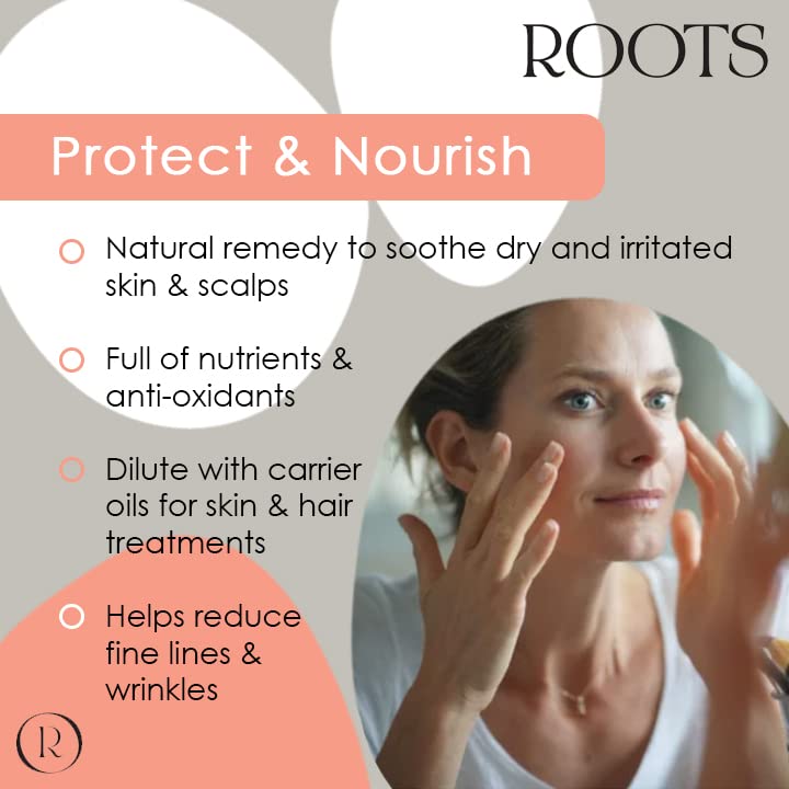 Roots Organic Neem Oil. Suitable for Vegans and Cruelty Free. Full of nutrients and Anti-oxidants. Helps Reduce fine Lines and Wrinkles. Soothes Dry and Irritated Skin