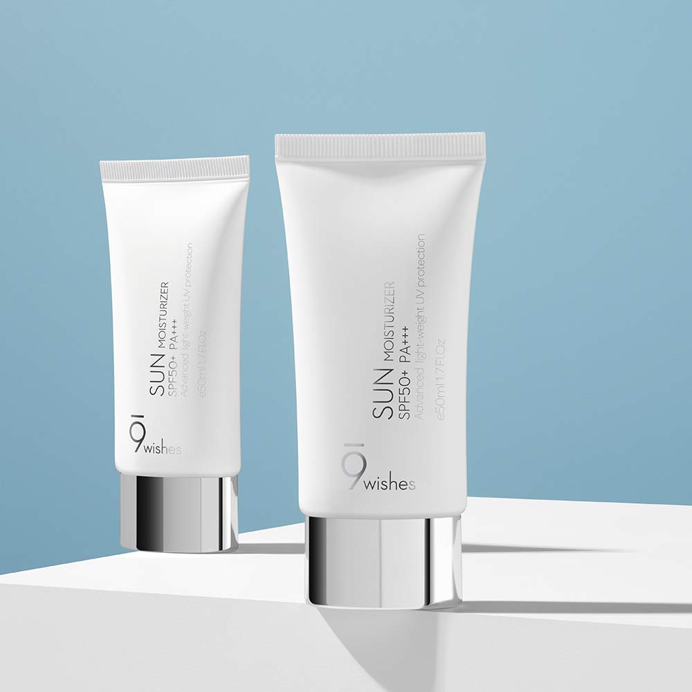9 wishes [9wishes] Sun Moisturizer SPF50+ PA+++ 50ml / Advanced Light-weight UV Protection