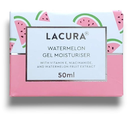 Lācurā | Watermelon Gel Moisturiser | with Vitamin E and Niacinamide & Watermalon Fruit Extract | 50mL[Imperfect Box]