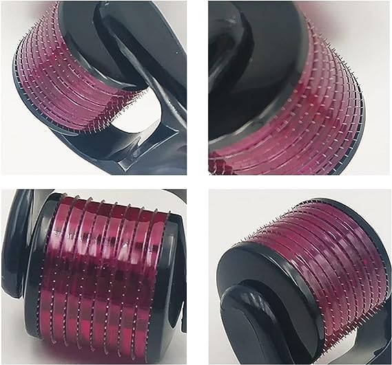 Generic Derma Roller Hair Growth for Men and Women, Microneedling Skin Beard & Hair Growth scalp roller for Skin Rejuvenation Anti Ageing Wrinkle Hair regeneration Scar (1.5mm)