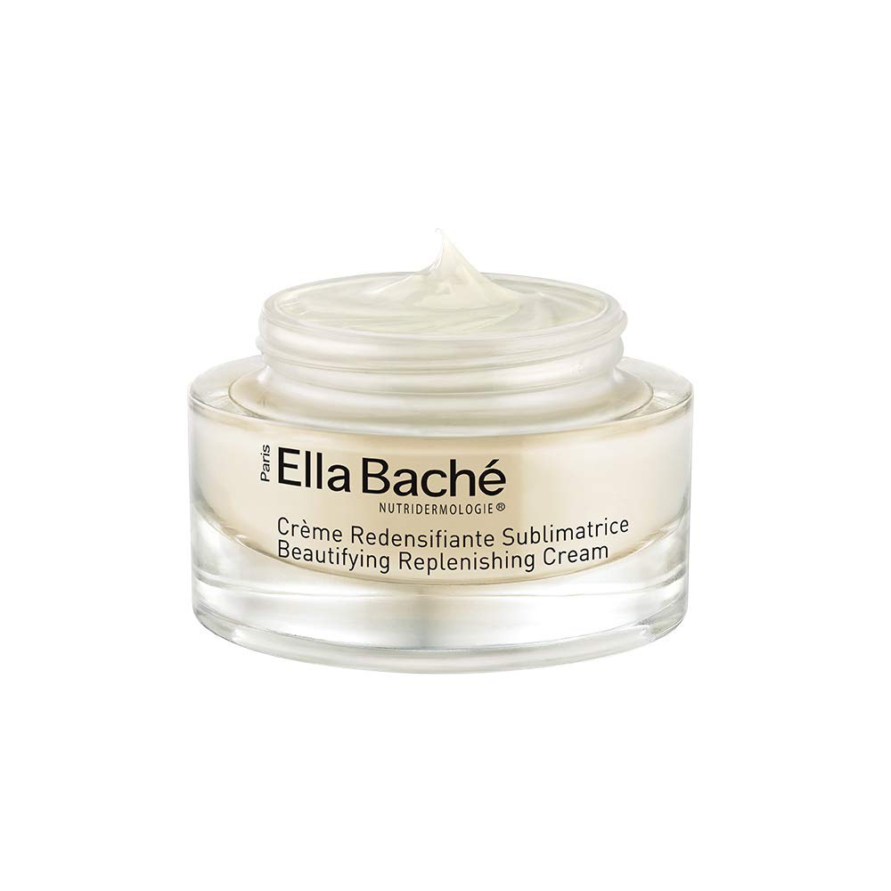 Ella Baché Beautifying Repleneshing Cream | Anti-Aging Cream with beautifying diamond powder, premium extracts of olive and myrtle for an overall lifting effect | Firmer, younger, sublimated skin | 50 ml