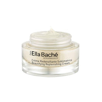 Ella Baché Beautifying Repleneshing Cream | Anti-Aging Cream with beautifying diamond powder, premium extracts of olive and myrtle for an overall lifting effect | Firmer, younger, sublimated skin | 50 ml