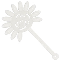 By Vixi Flower Nail Swatch Holder – 120 Fan Tips on Metal Ring | Premium Nail Colour Display for Gel, Acrylic & Polish – Rotating 360° Salon Organizer